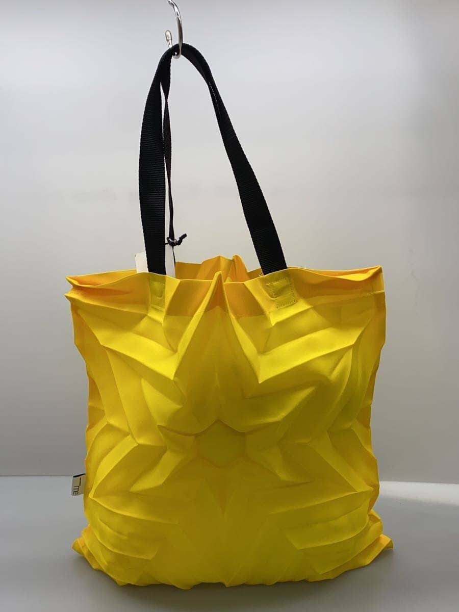 me ISSEY MIYAKE Pleats Tote Bag Polyester YLW Solid MI63AG19152 3