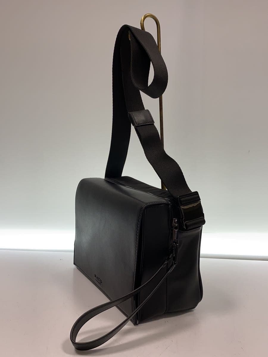 Other brand MATO by MARLMARL Wipes shoulder bag leather BLK plain 2