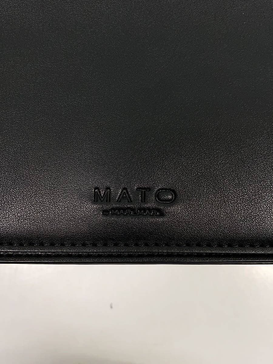 Other brand MATO by MARLMARL Wipes shoulder bag leather BLK plain 5