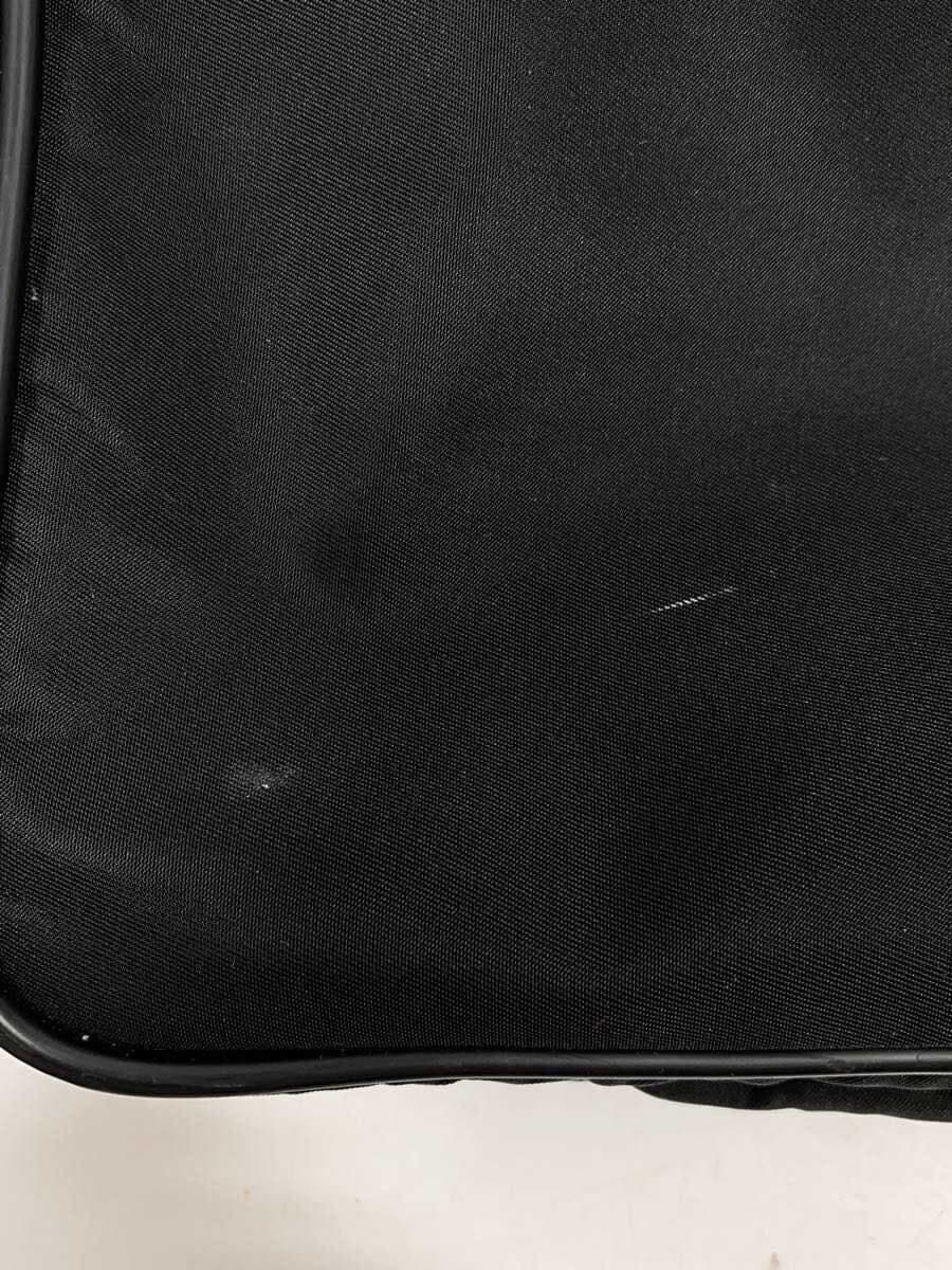 PRADA triangle plate shoulder bag nylon BLK plain 7