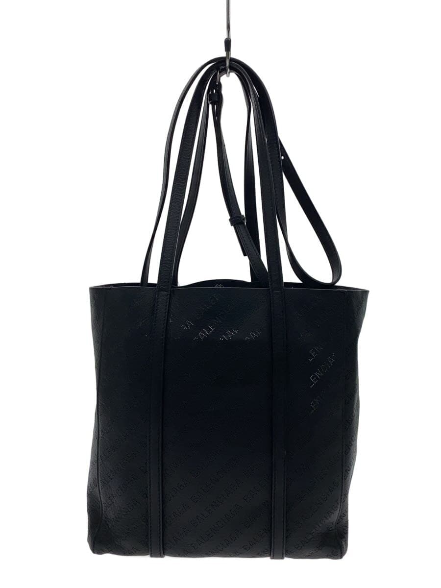 BALENCIAGA Shoulder Bag Leather BLK