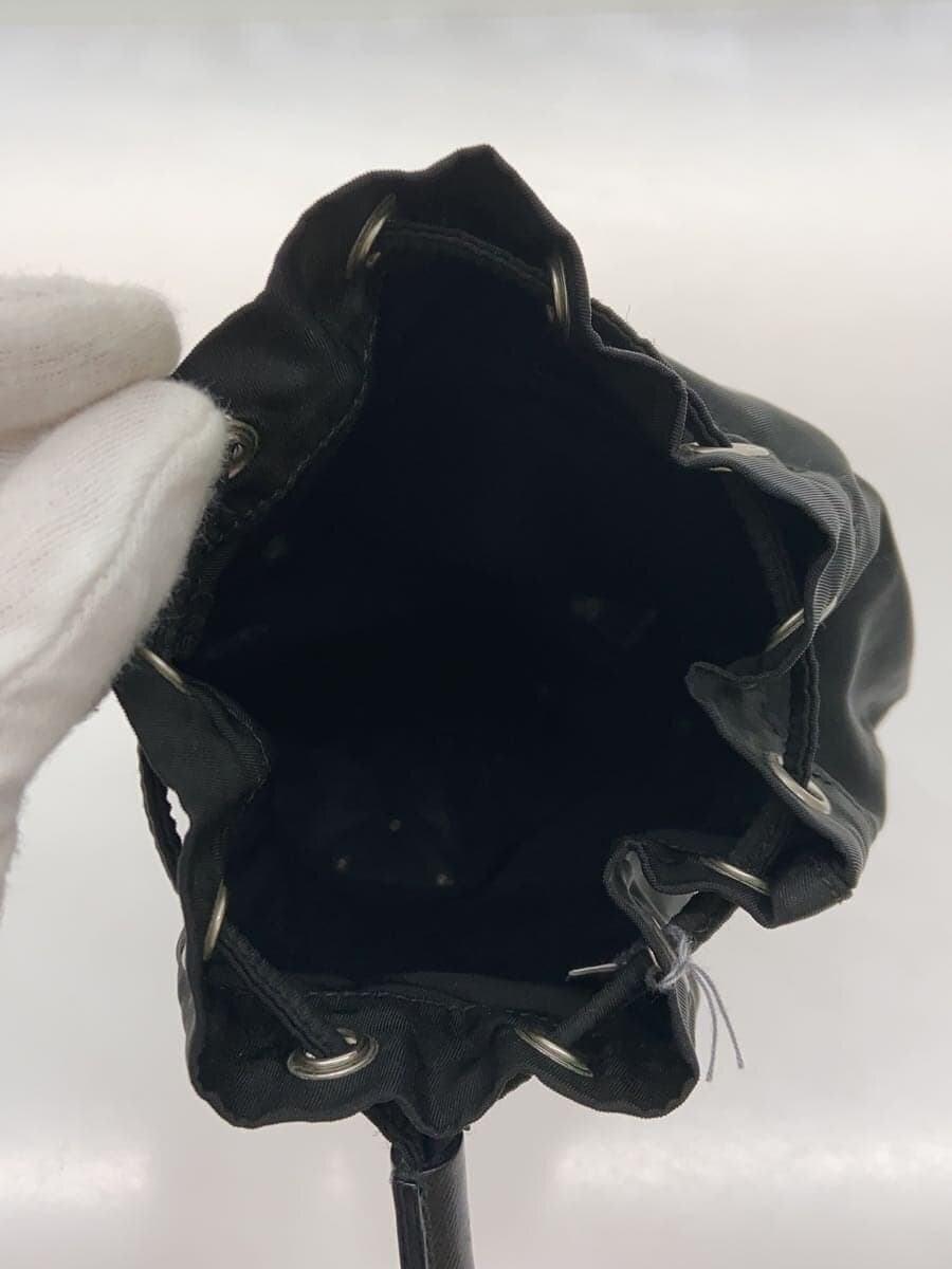 PRADA Handbag Nylon BLK 6