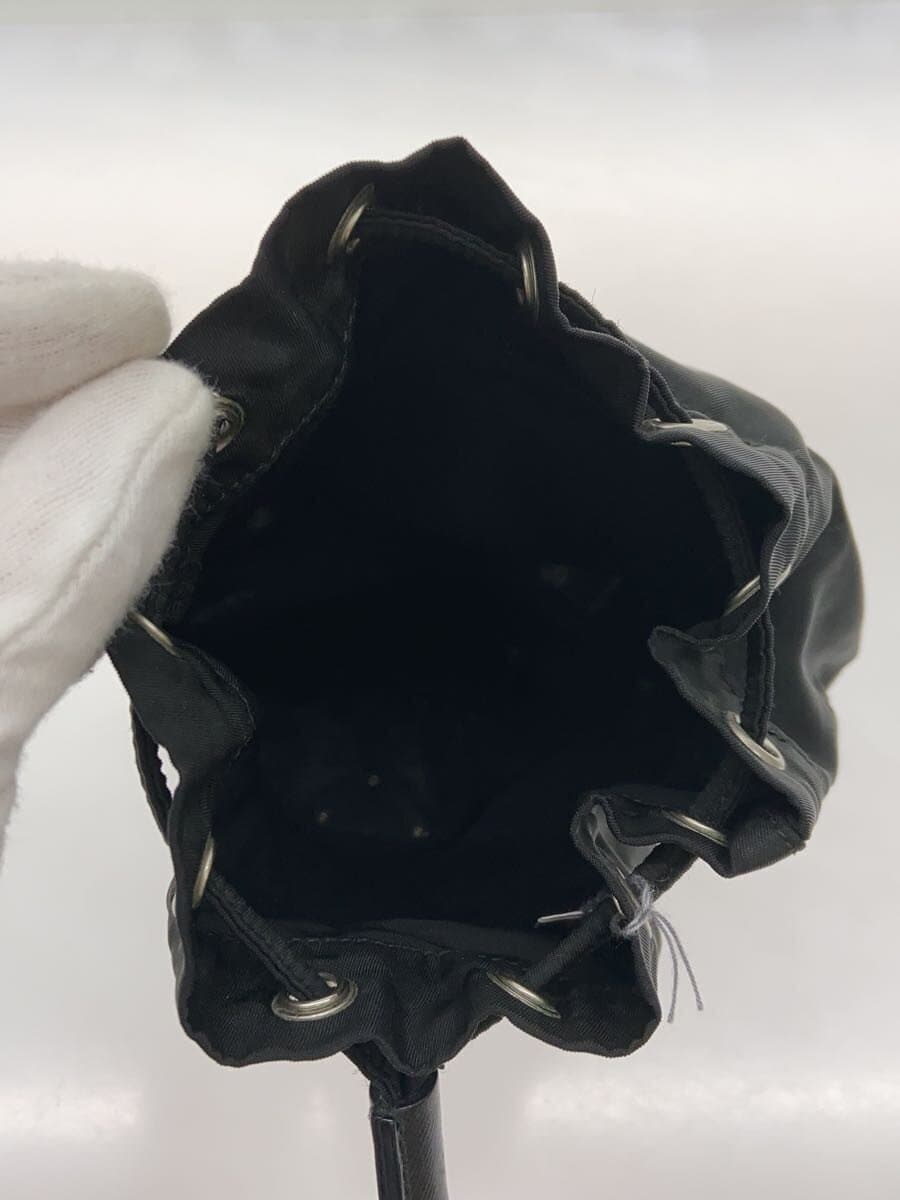 PRADA Handbag Nylon BLK 6