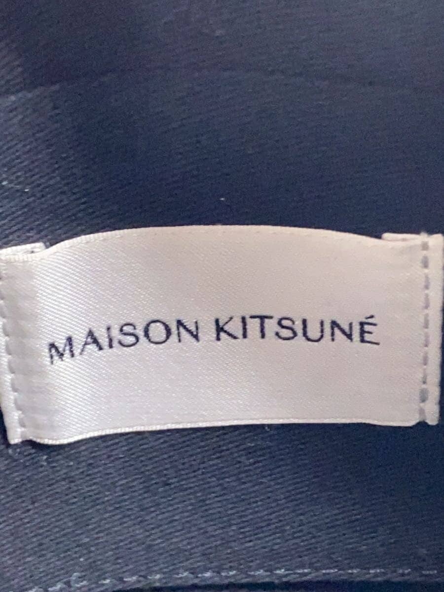 MAISON KITSUNE Shoulder Bag Leather KHK 5