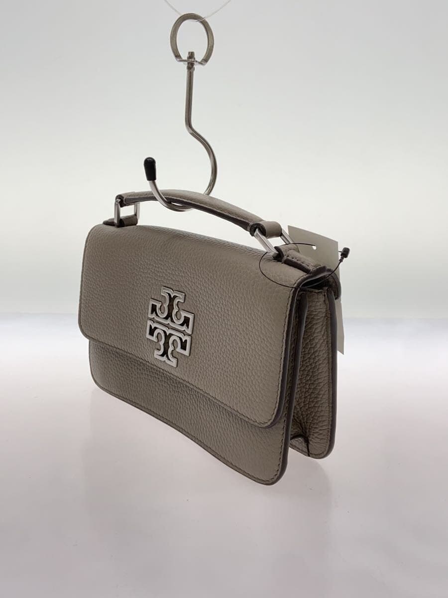TORY BURCH Shoulder Bag Leather GRY 2