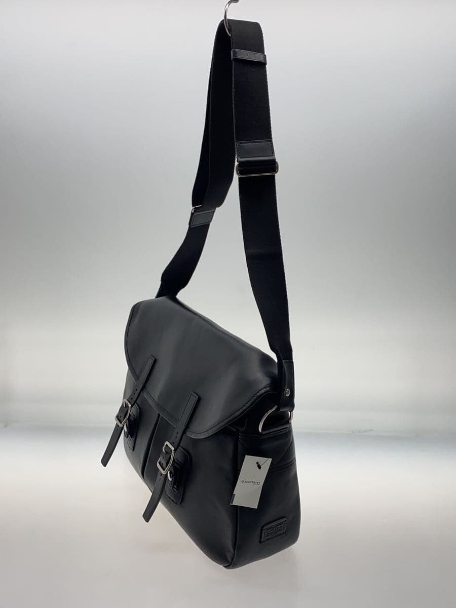 PORTERCLASP SHOULDER BAG Clasp Shoulder Bag Leather BLK 2