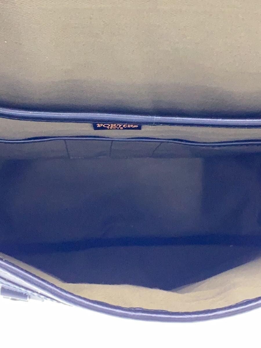 PORTERCLASP SHOULDER BAG Clasp Shoulder Bag Leather BLK 6