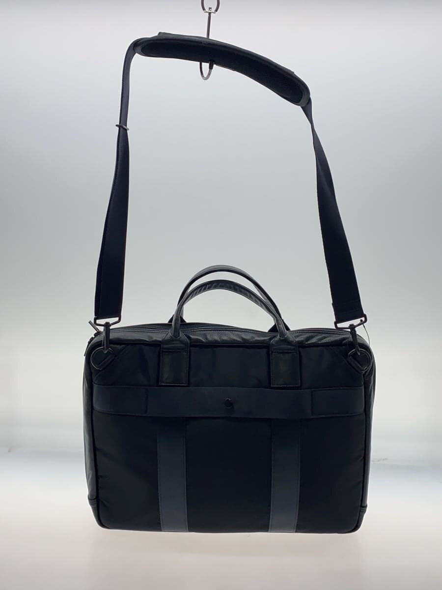 PORTERTIME BLACK Shoulder Bag Business Bag Leather BLK 3