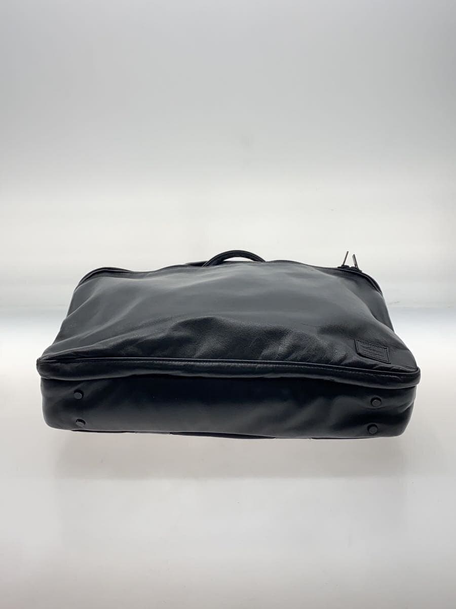 PORTERTIME BLACK Shoulder Bag Business Bag Leather BLK 4