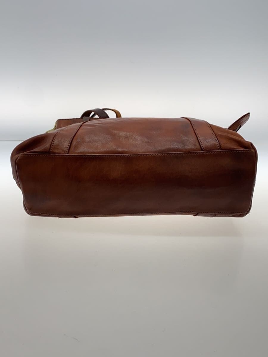 kissora2-Way Shoulder Bag Tote Bag Leather BRW Brown 4