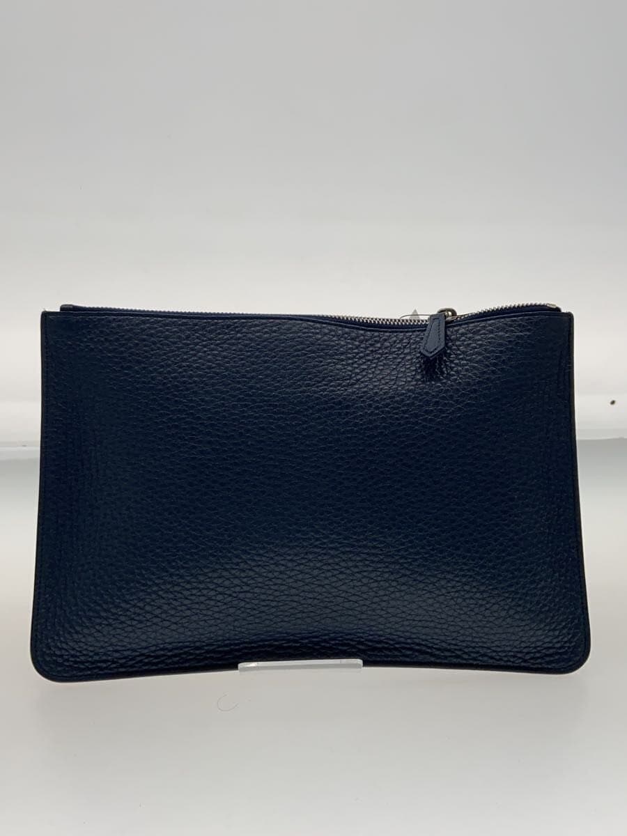 FENDI Second Bag Leather NVY 3