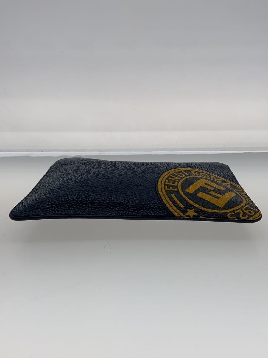 FENDI Second Bag Leather NVY 4