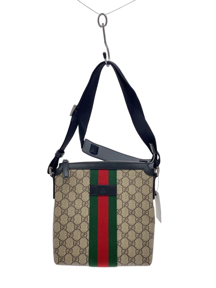 GUCCI Shoulder Bag_GG Supreme PVC BEG Monogram 471454 KHNGN 9692