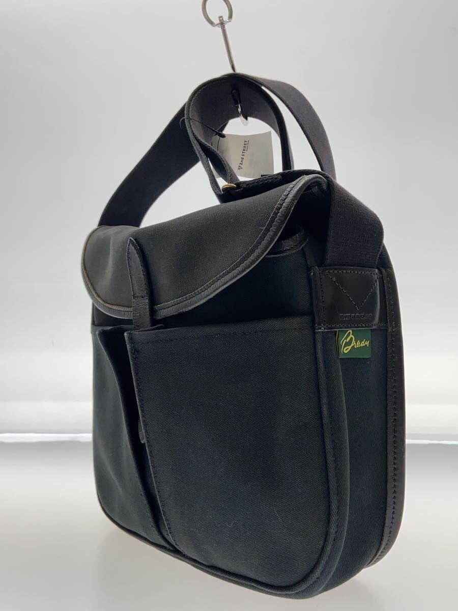 BRADY Shoulder Bag Canvas Leather BLK Black 2