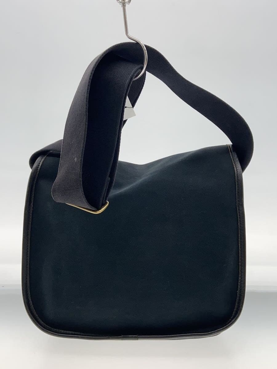BRADY Shoulder Bag Canvas Leather BLK Black 3