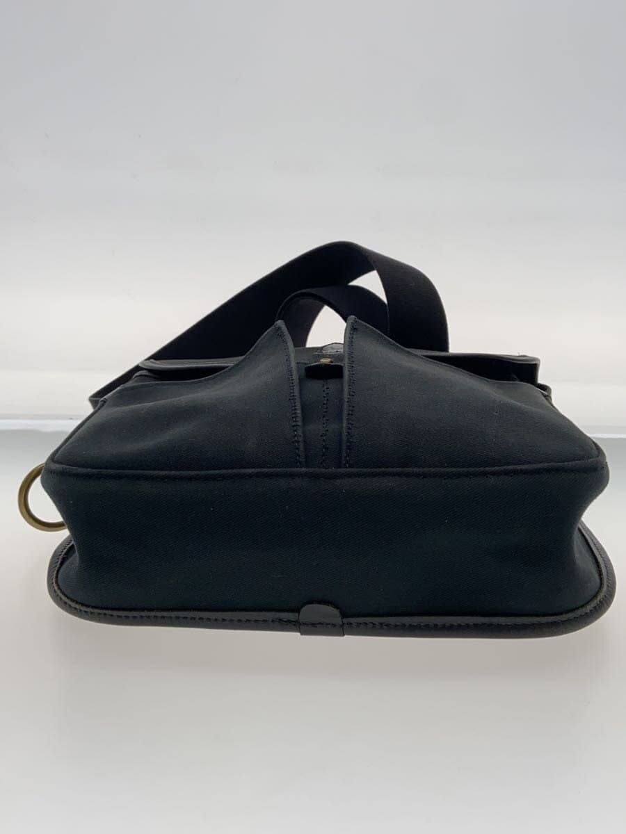 BRADY Shoulder Bag Canvas Leather BLK Black 4