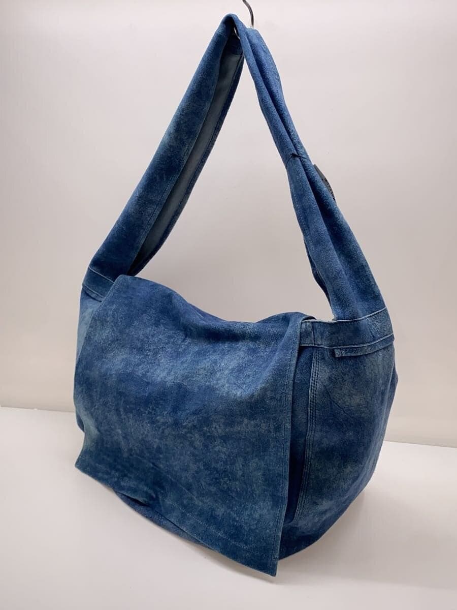 SEVEN BY SEVEN Shoulder Bag Goat Leather BLU 800-6171150 2