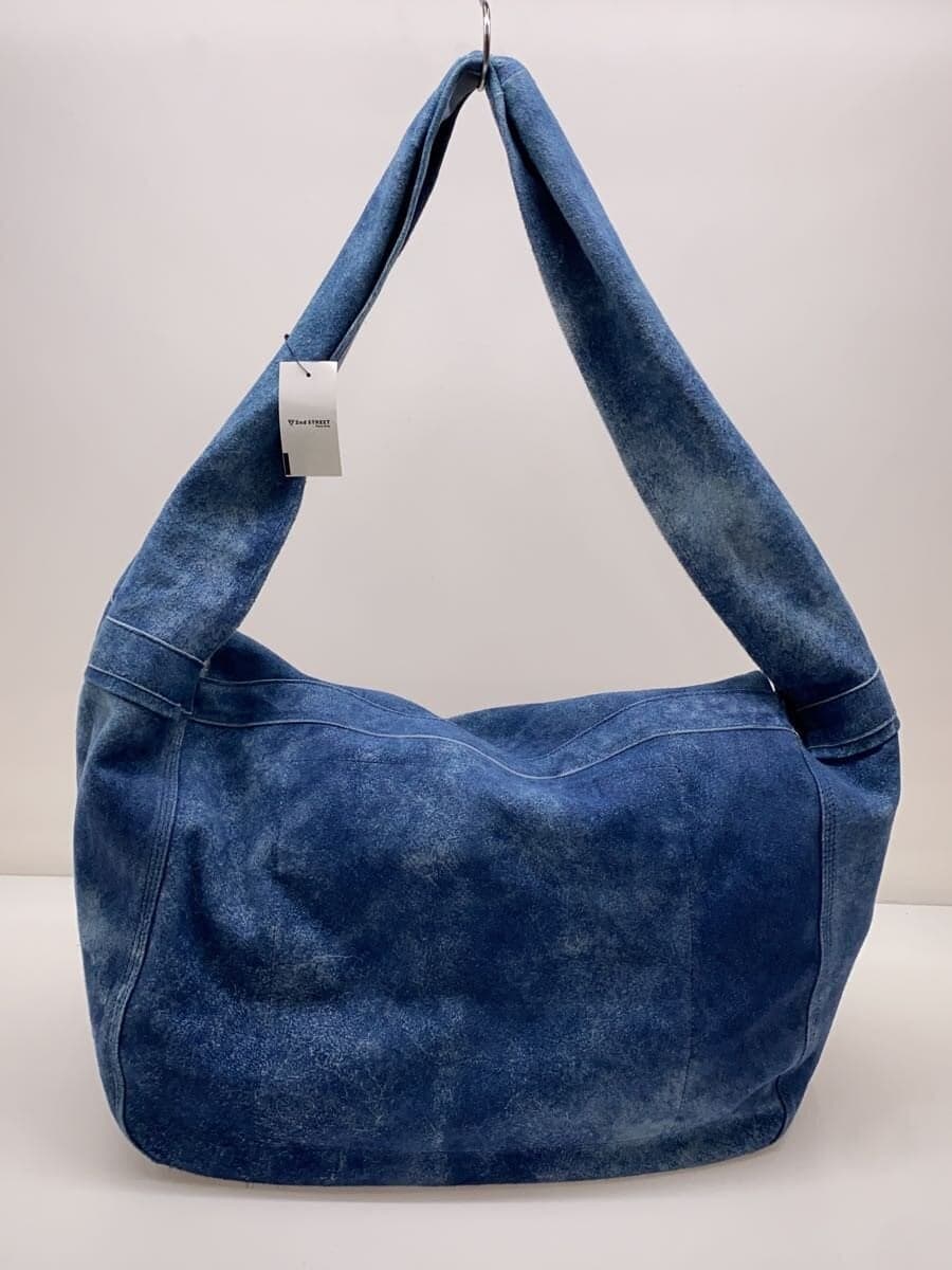 SEVEN BY SEVEN Shoulder Bag Goat Leather BLU 800-6171150 3