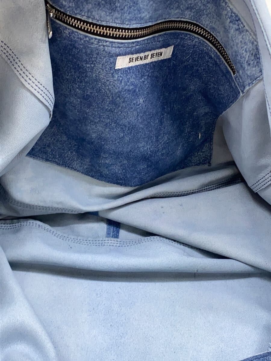 SEVEN BY SEVEN Shoulder Bag Goat Leather BLU 800-6171150 6