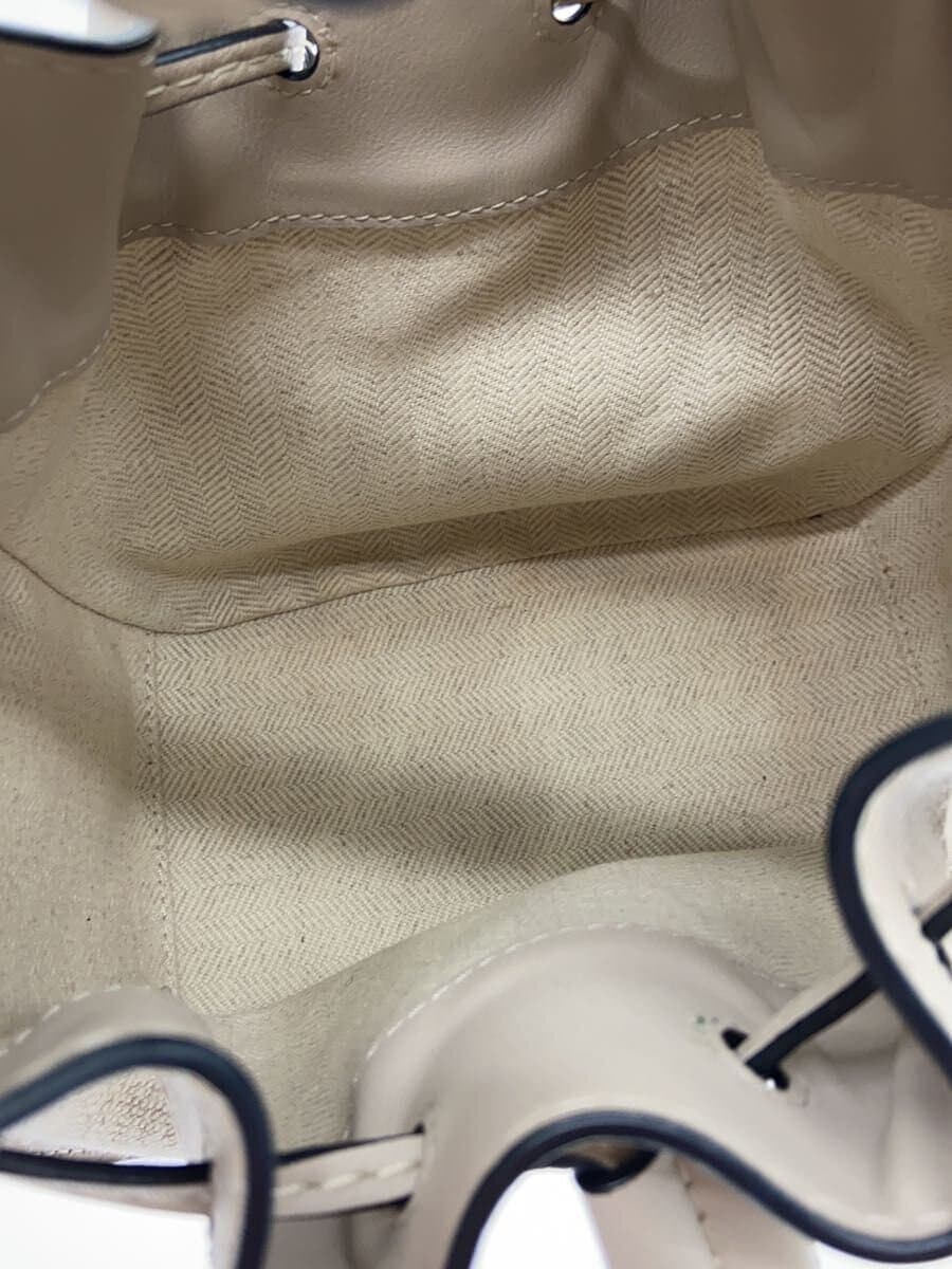 LOEWE Hammock Drawstring Shoulder Bag Canvas BEG 6