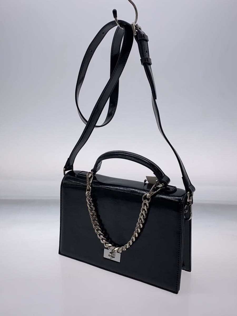 LUI’Smi - Project 2-way shoulder bag Square leather bag BLK Cowhide 2