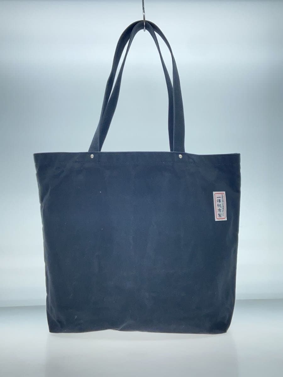 WILDSIDE YOHJI YAMAMOTO × Ichizawa Hanpu Canvas Tote Bag Canvas BLK 3