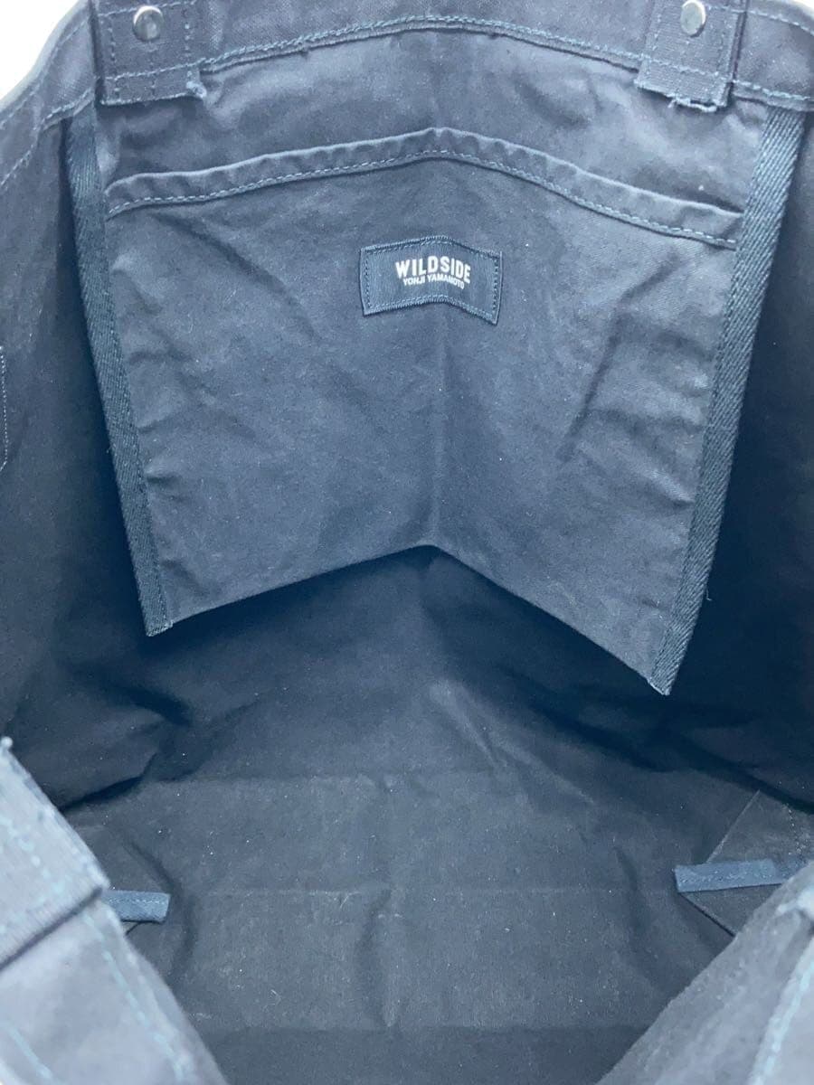 WILDSIDE YOHJI YAMAMOTO × Ichizawa Hanpu Canvas Tote Bag Canvas BLK 6