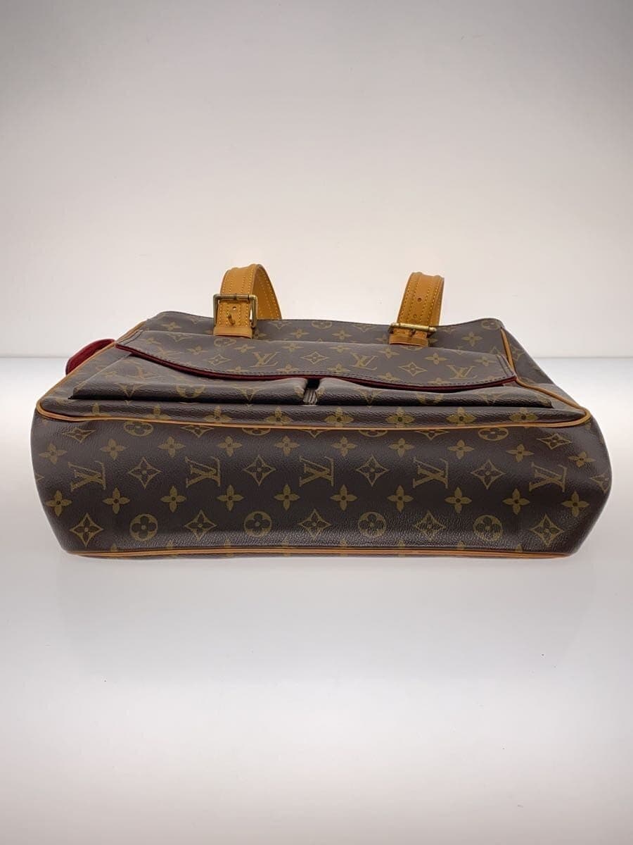 LOUIS VUITTON Multipli Cite Monogram Canvas Handbag Tote Bag PVC BRW M51162 4