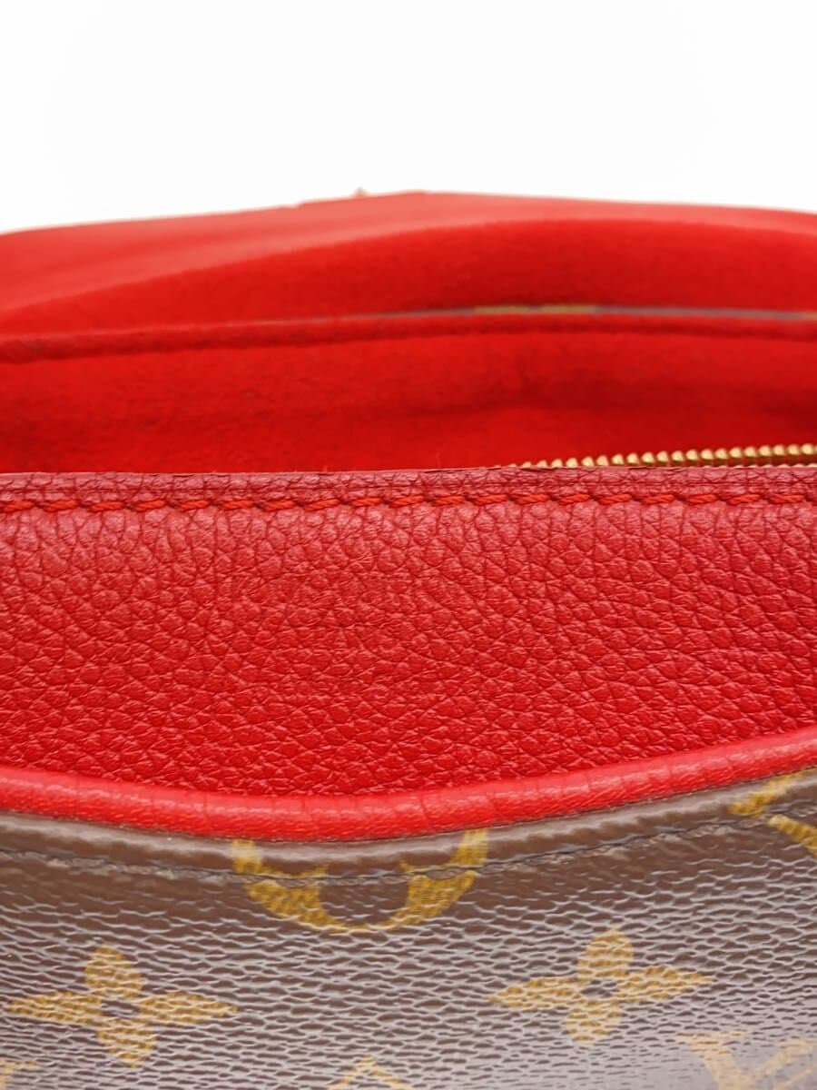 LOUIS VUITTON Palas Chain Monogram Canvas Series Handbag Shoulder Bag PVC BRW 5