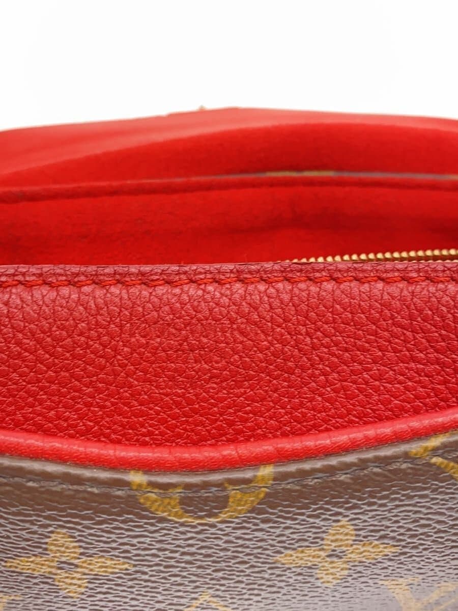 LOUIS VUITTON Palas Chain Monogram Canvas Series Handbag Shoulder Bag PVC BRW 5