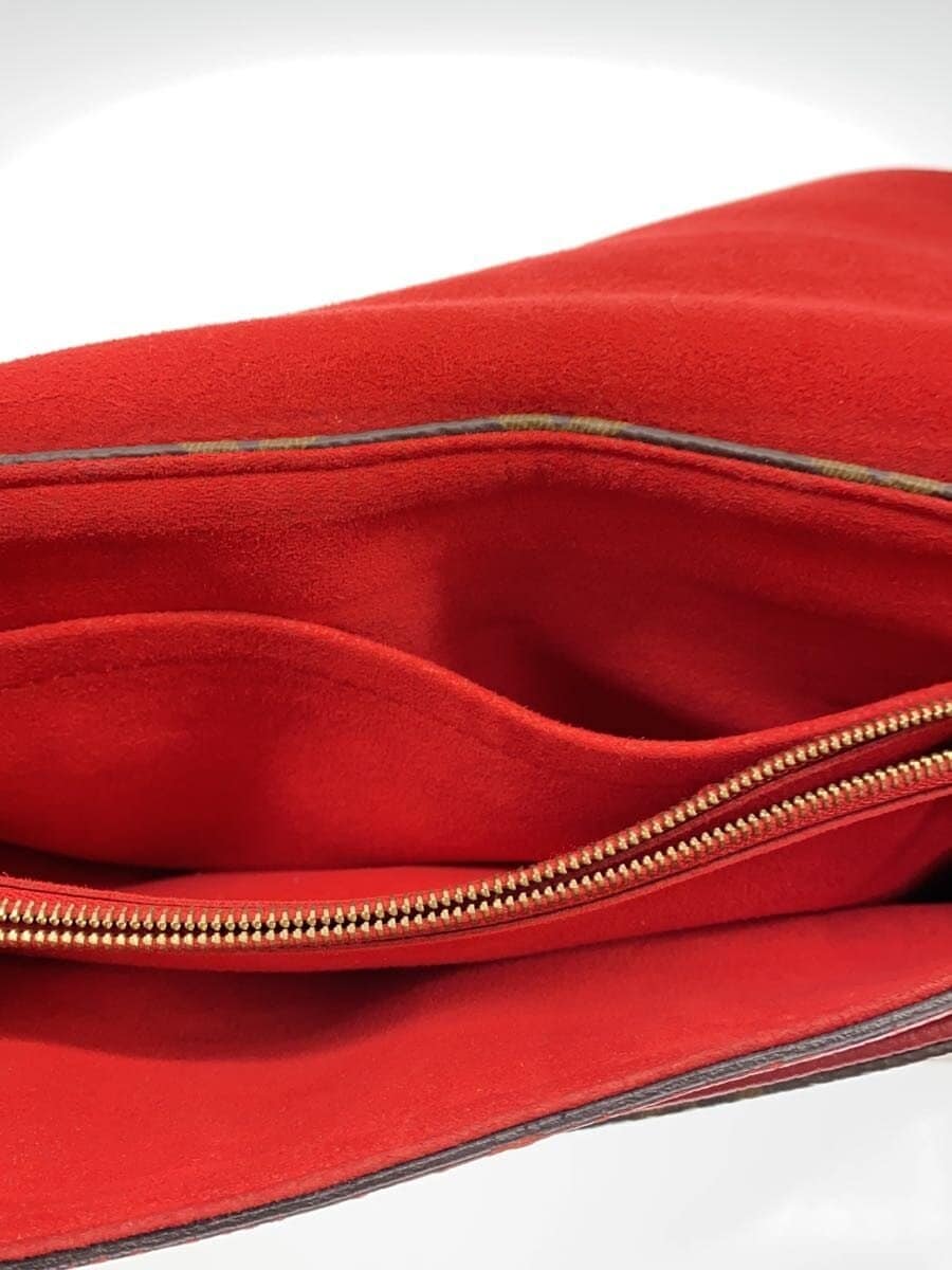 LOUIS VUITTON Palas Chain Monogram Canvas Series Handbag Shoulder Bag PVC BRW 6