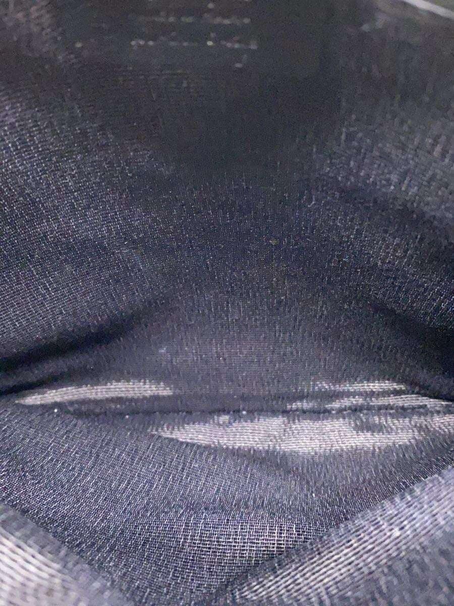 Salvatore Ferragamo Shadow Gancini Shoulder Bag Canvas Black Monogram 6