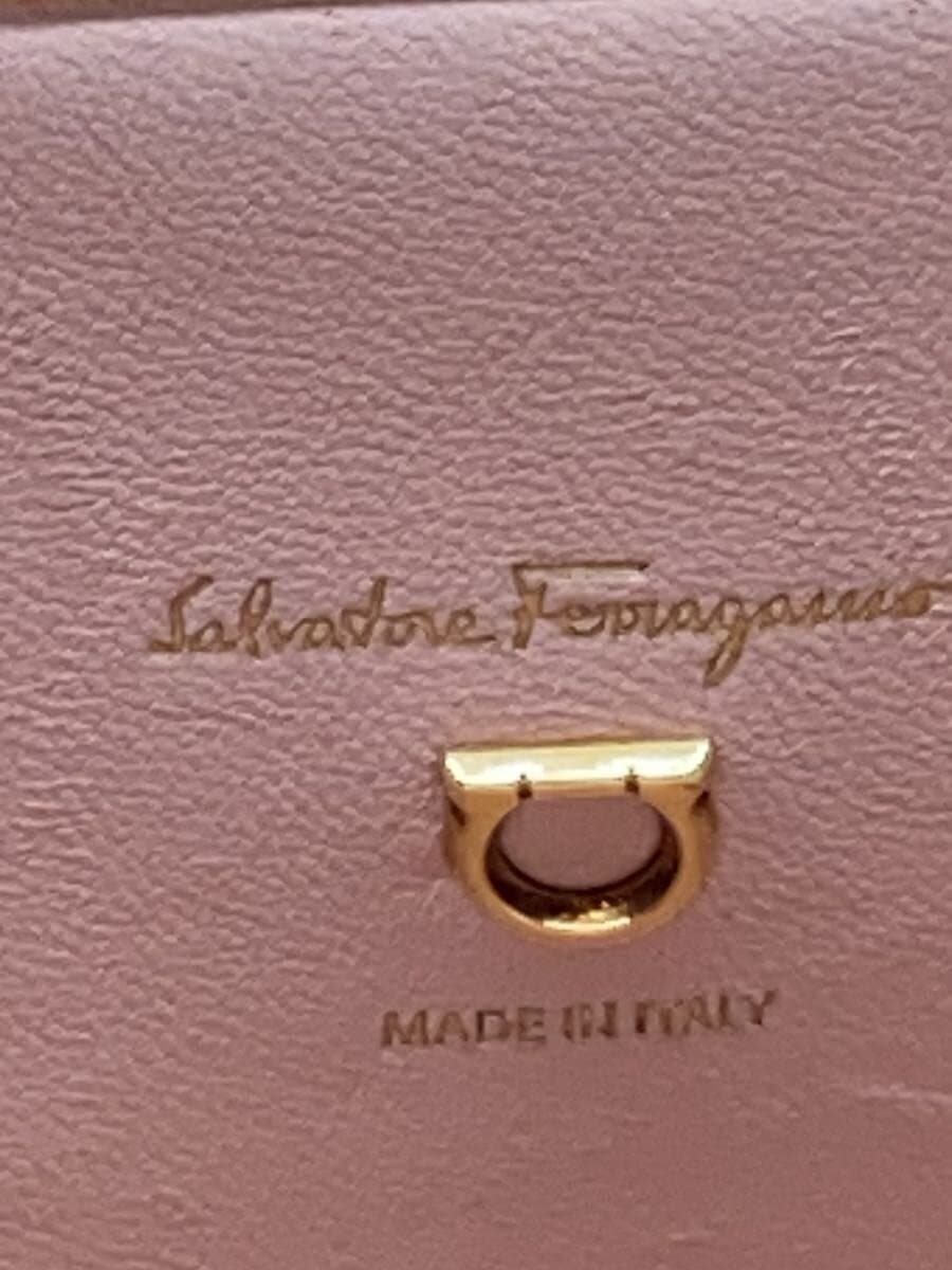 Salvatore Ferragamo Studio Box Handbag PVC BLK Black 5