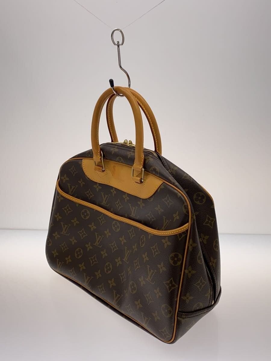 LOUIS VUITTON Bowling Vanity (Deauville) Handbag Monogram Canvas PVC BRW M47270 2