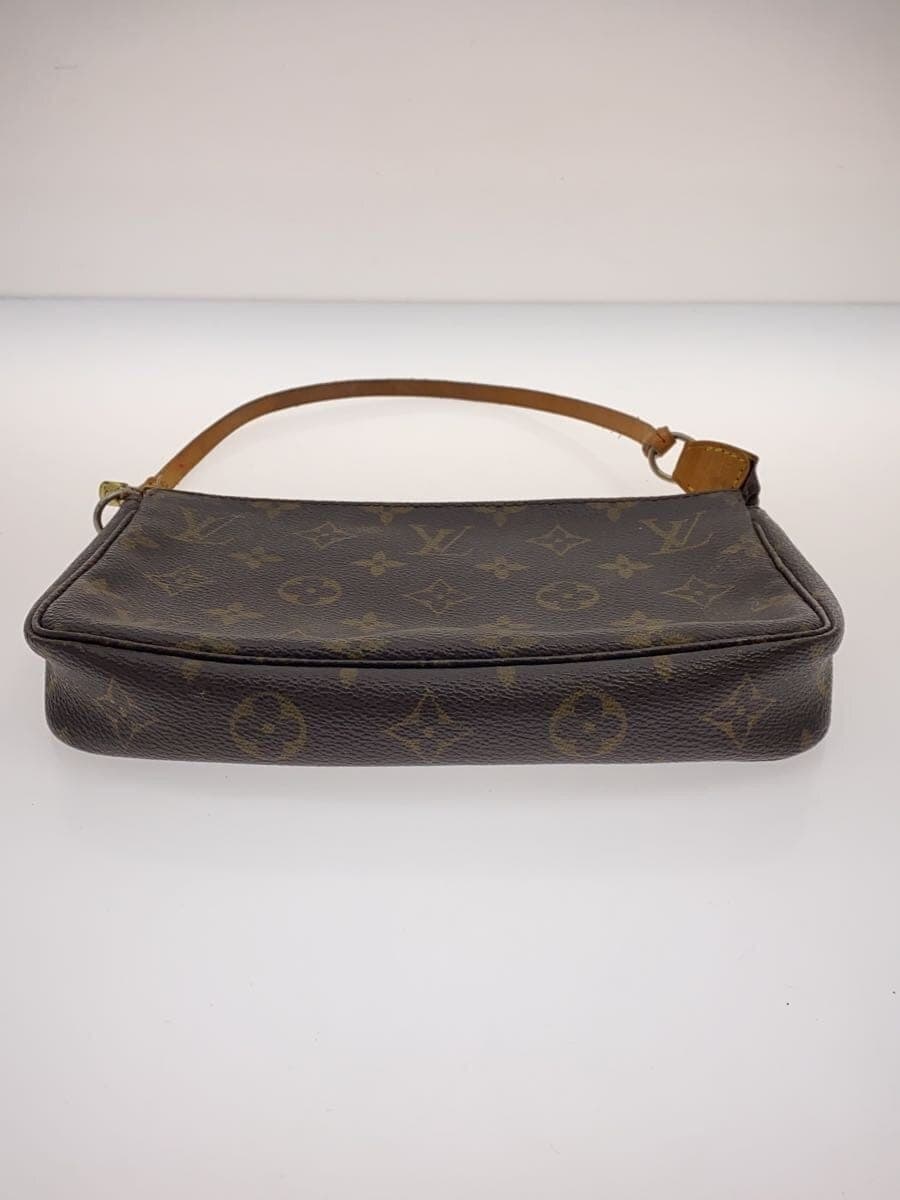 LOUIS VUITTON 1) Pochette Accessoires - Monogram Canvas Handbag Pouch Bag PVC 4