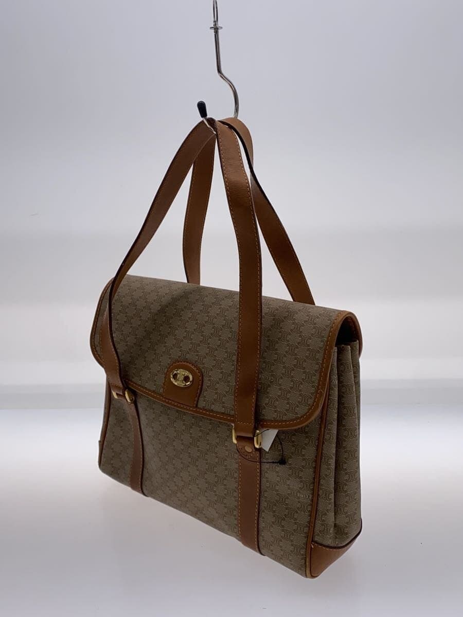 CELINE Triomphe pattern Handbag Beige All-over pattern M07 2