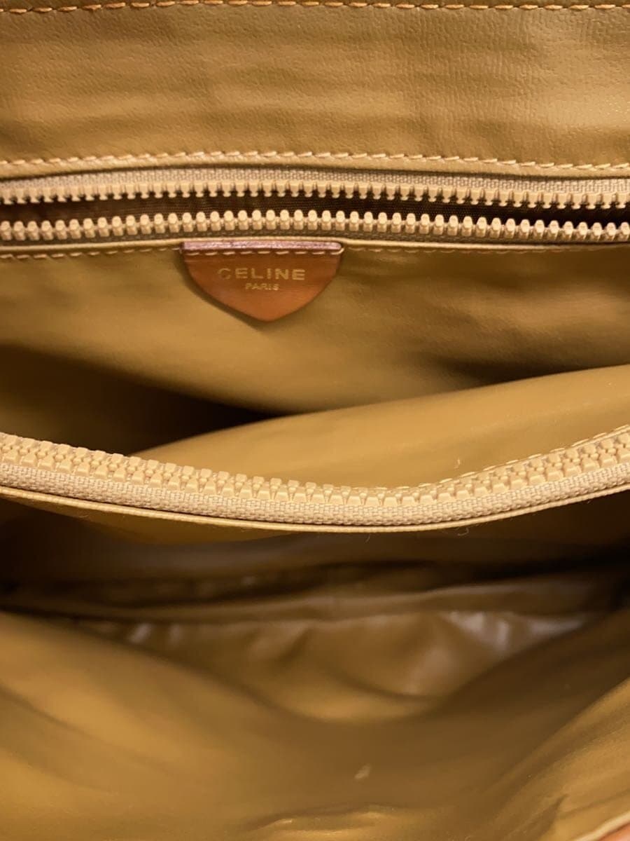 CELINE Triomphe pattern Handbag Beige All-over pattern M07 6