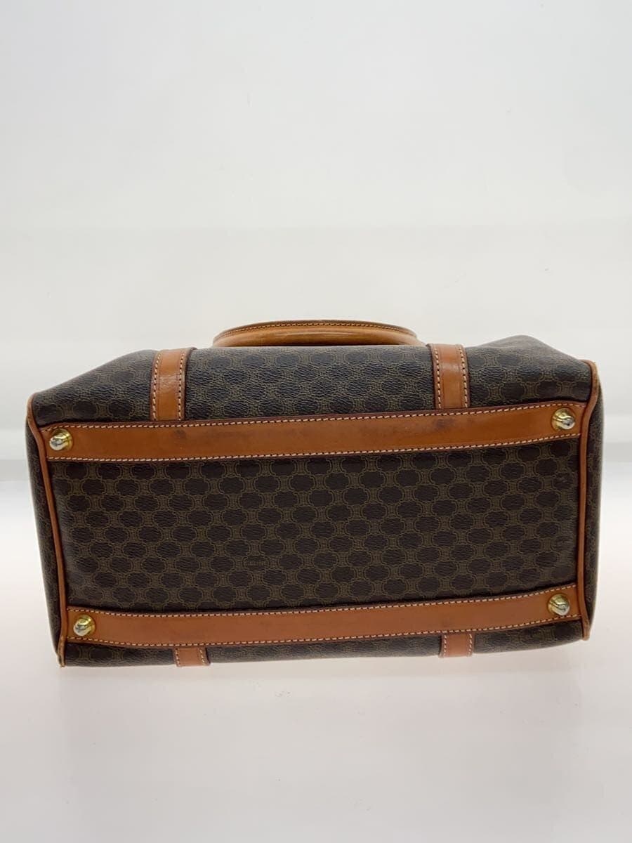 CELINE Mini Boston Bag PVC Brown All-over pattern M10 4