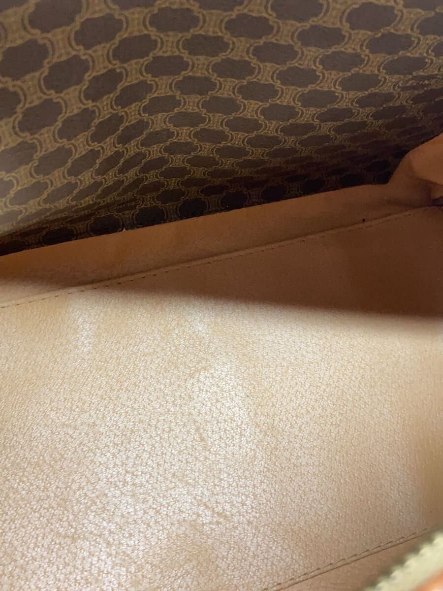 CELINE Mini Boston Bag PVC Brown All-over pattern M10 6