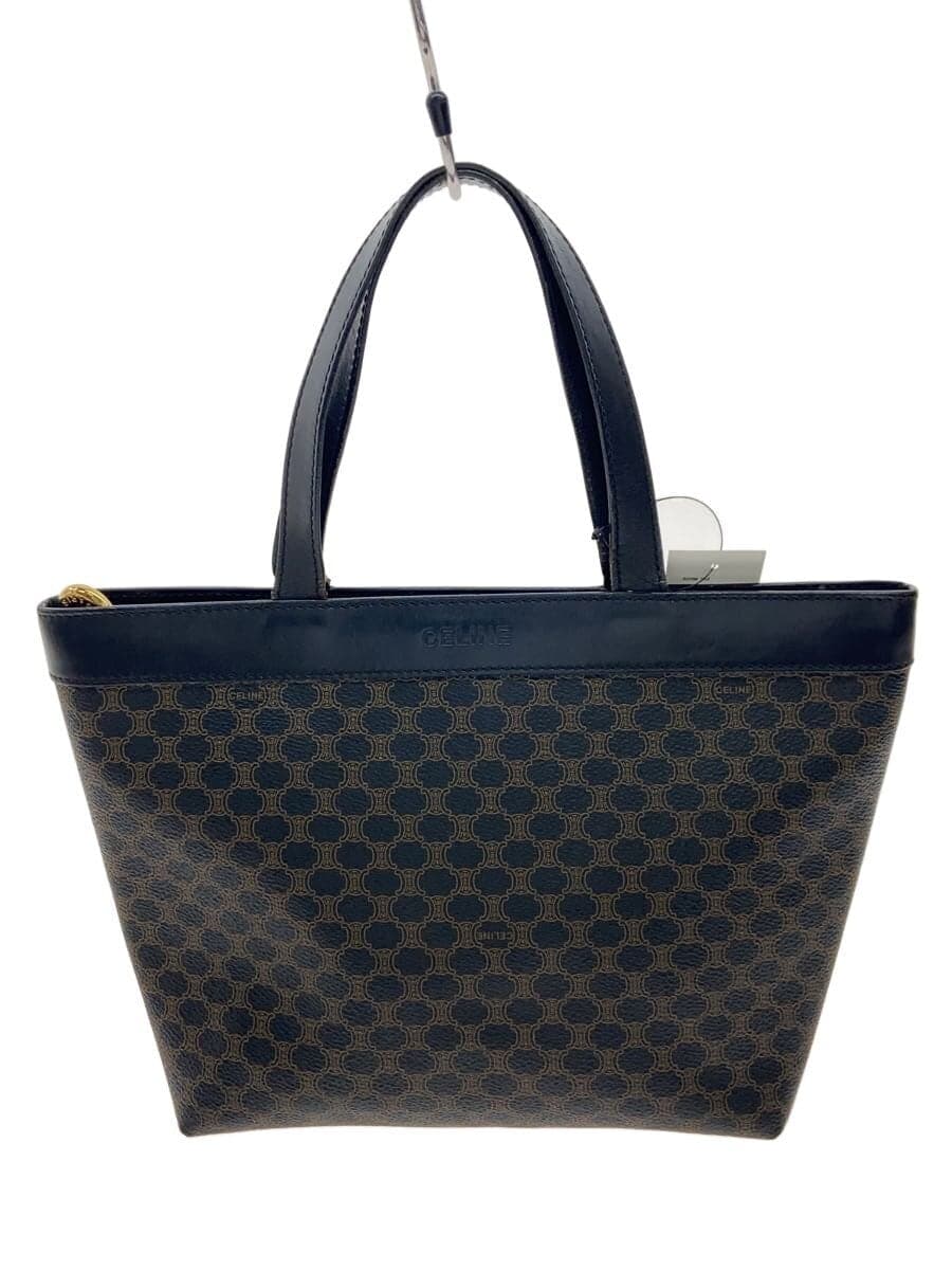 CELINE Macadam pattern Handbag BRW All-over pattern MC96
