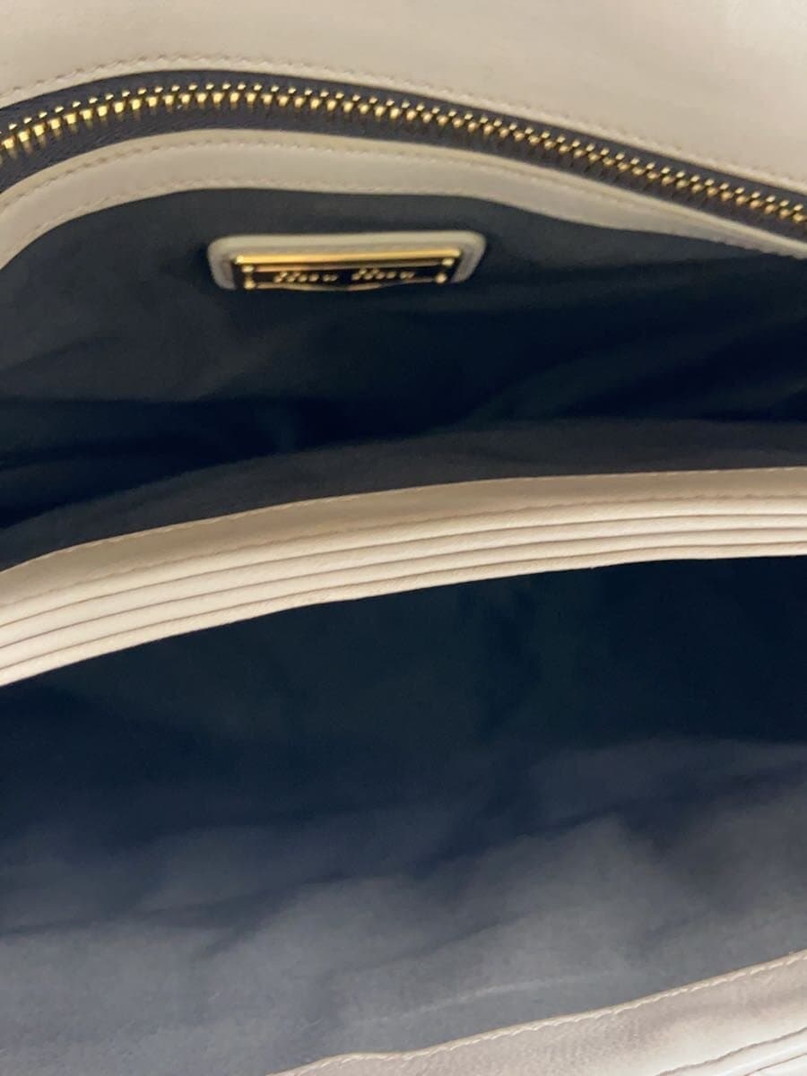 MIU MIU Turn Lock Matelassé Shoulder Bag Shoulder Bag Studs Leather BEG 6