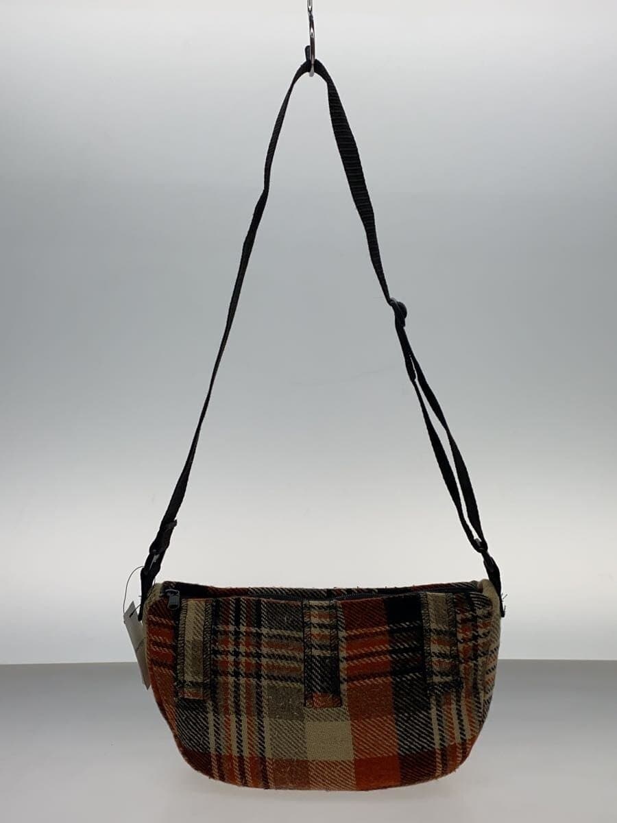 JOHNSON WOOLEN MILLS Shoulder Bag Wool BRW Check 3