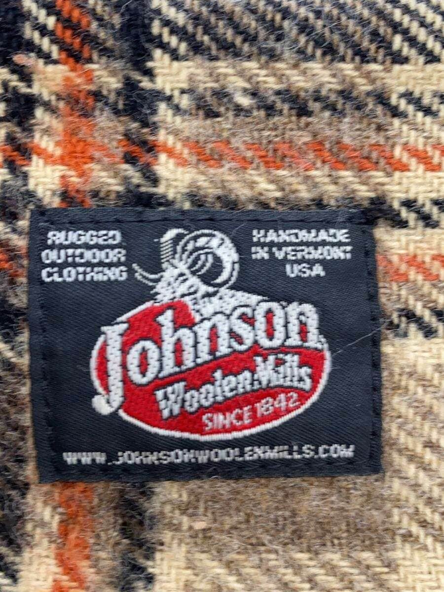 JOHNSON WOOLEN MILLS Shoulder Bag Wool BRW Check 5