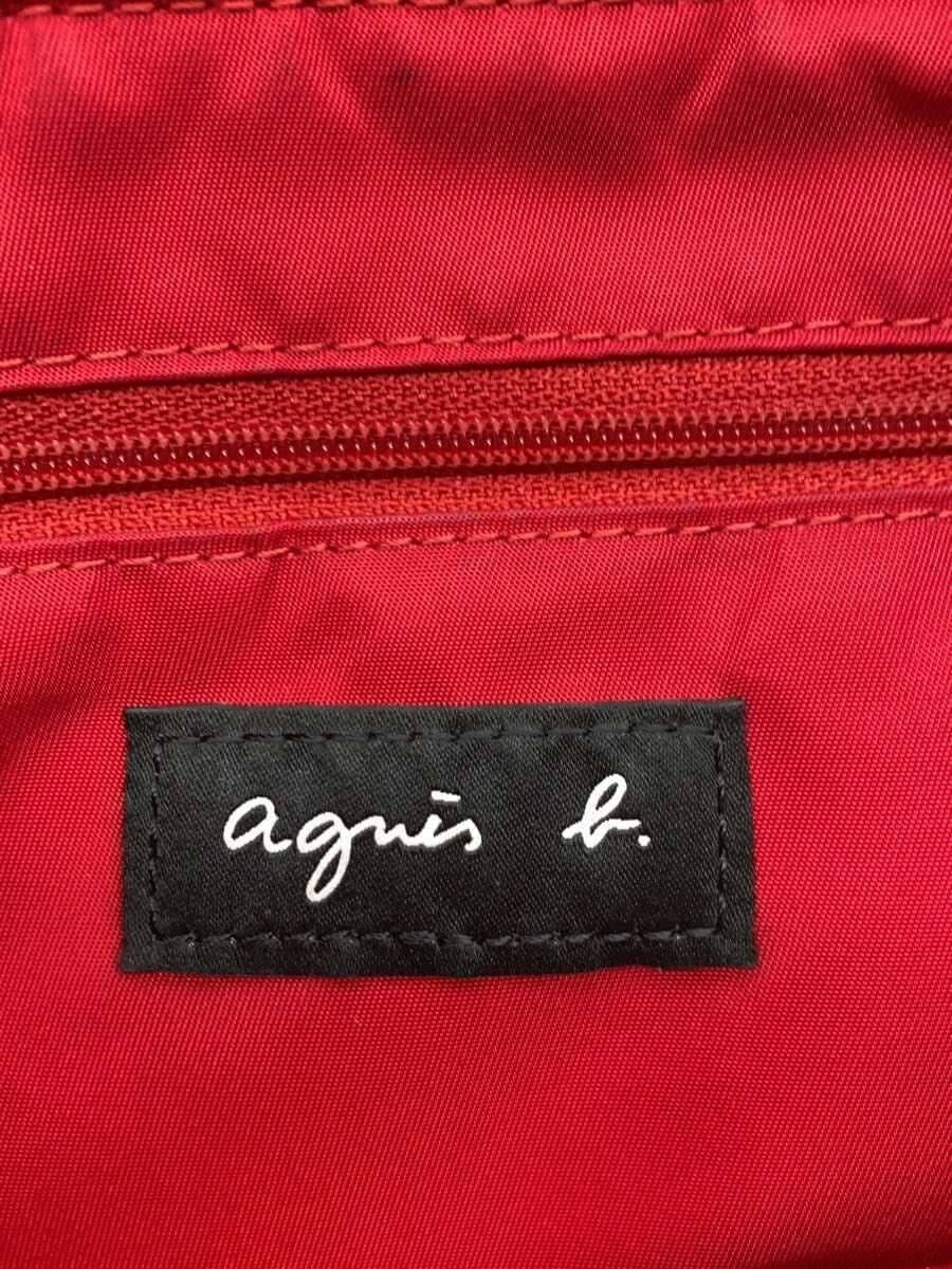 agnes b. Tote Bag Nylon NVY Solid 5