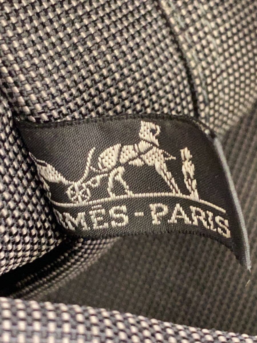 HERMES Tote Bag Canvas GRY 5