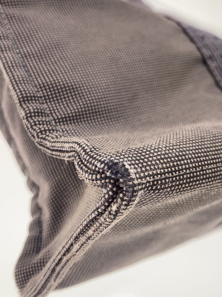 HERMES Tote Bag Canvas GRY 7