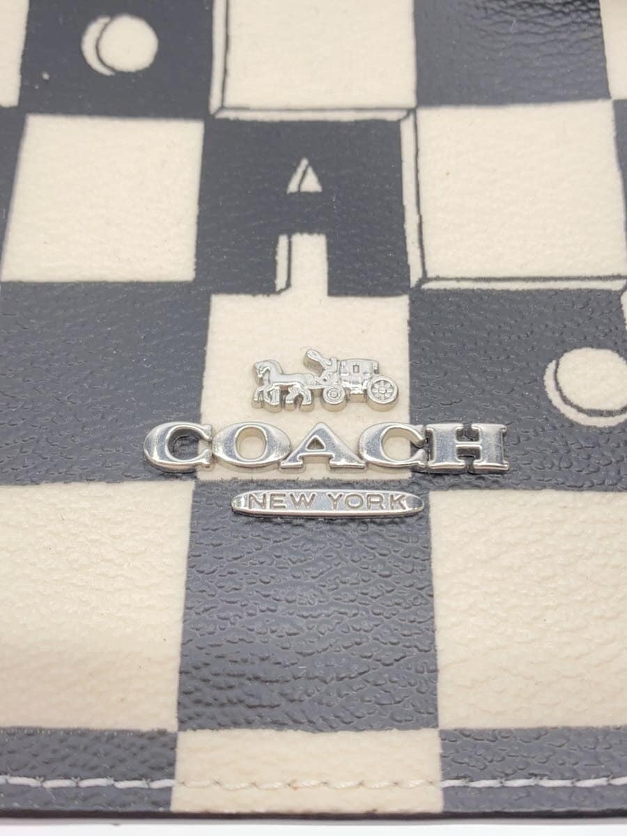 COACH Shoulder Bag Leather Check CR180 5