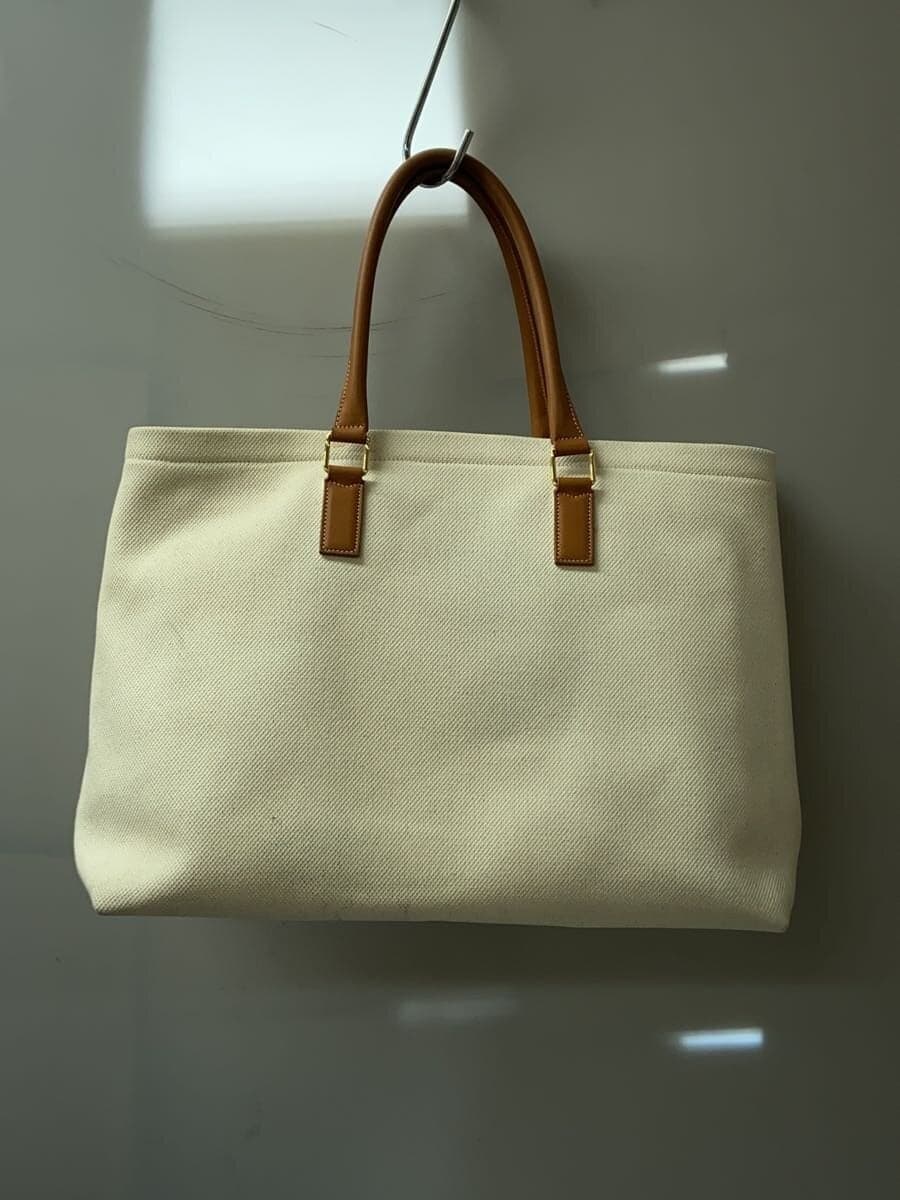 CELINE Horizontal Cabas Tote Bag Canvas CRM 3