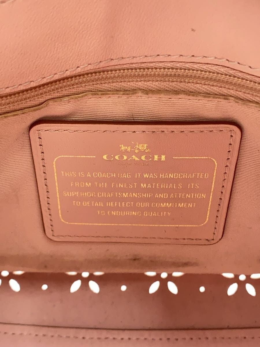 COACH Bag Leather CRM 5