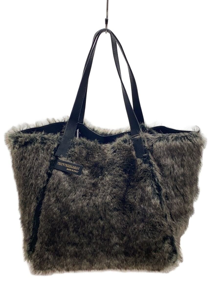 TRUSSARDI Tote Bag Faux Fur BRW